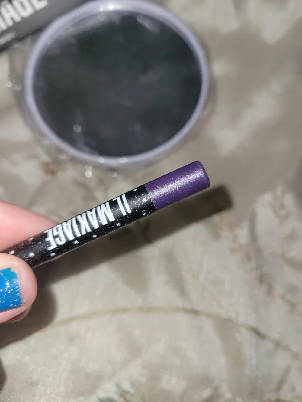 IL MAKIAGE Purple Glitter Eyeliner Pencil